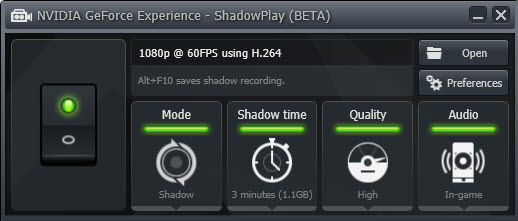 Nvidia ShadowPlay